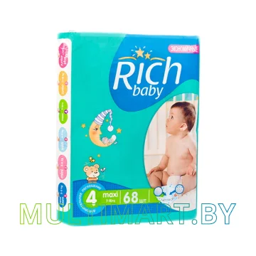 Подгузники Rich baby Maxi 4 (68шт)